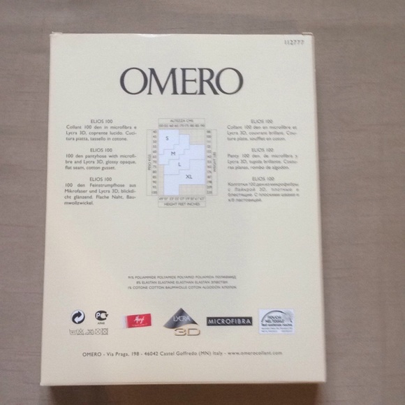 OMERO ELIOS 100 Collant/Tights, Black - Picture 3 of 7